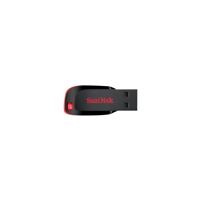 Memoria usb 2.0 sandisk 128gb cruzer blade rojo