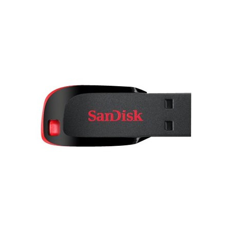 Memoria usb 2.0 sandisk 128gb cruzer blade rojo