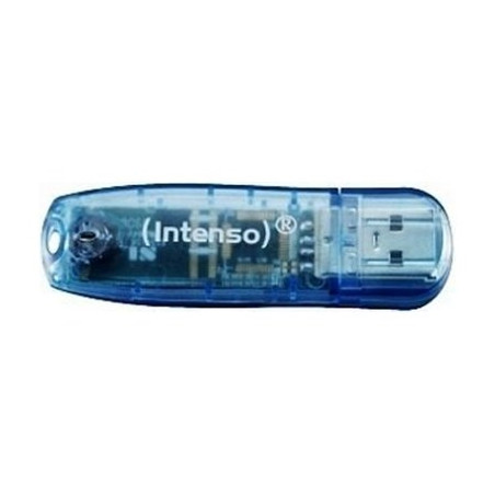 Memoria usb 2.0 intenso rainbow 4gb azul