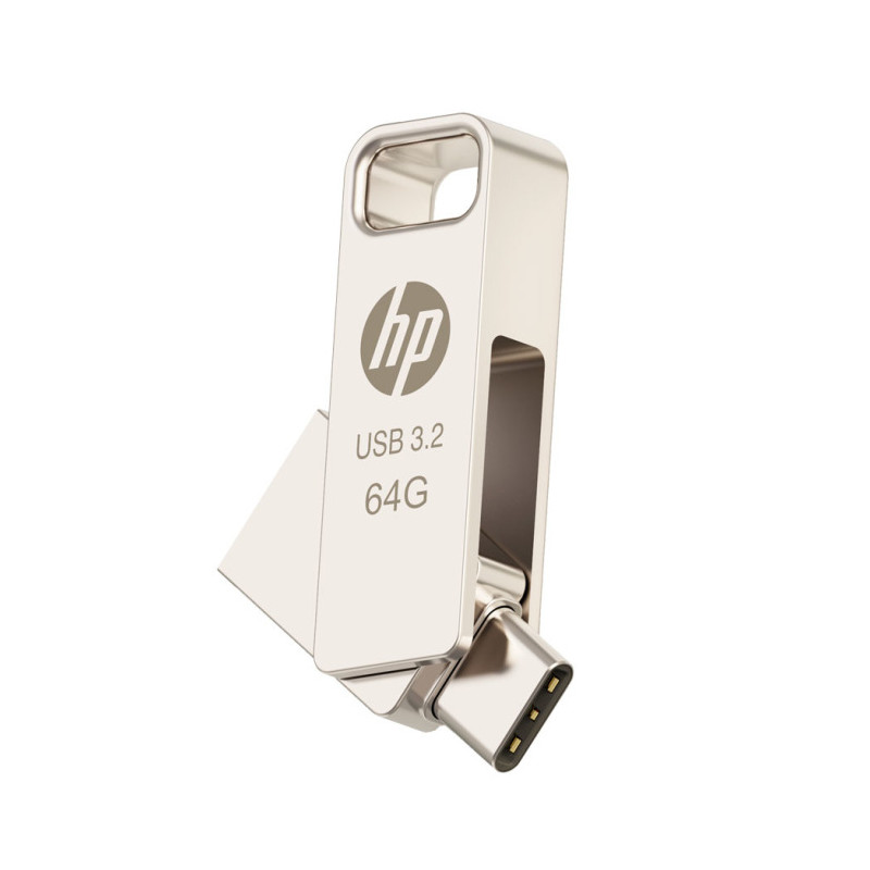 Memoria usb 3.2 - usb tipo c hp 64gb x206c otg