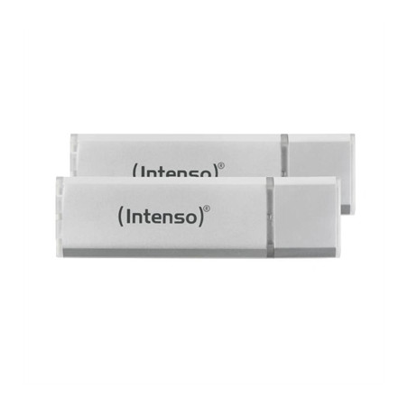 Memoria usb 3.2 intenso ultra 64gb pack 2 unidades aluminio