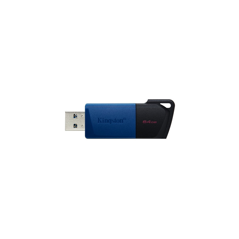 Memoria usb 3.2 kingston 64gb datatraveler dtxm azul