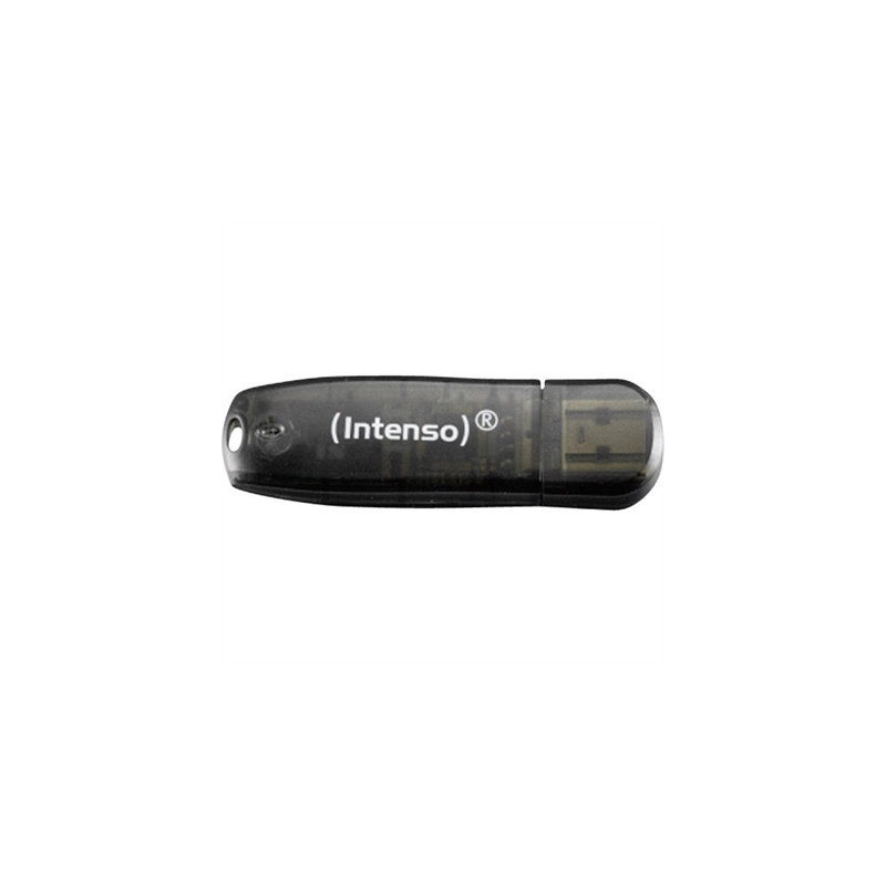 Memoria usb 2.0 intenso rainbow 16gb negro
