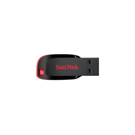 Memoria usb 2.0 sandisk 64gb cruzer blade rojo