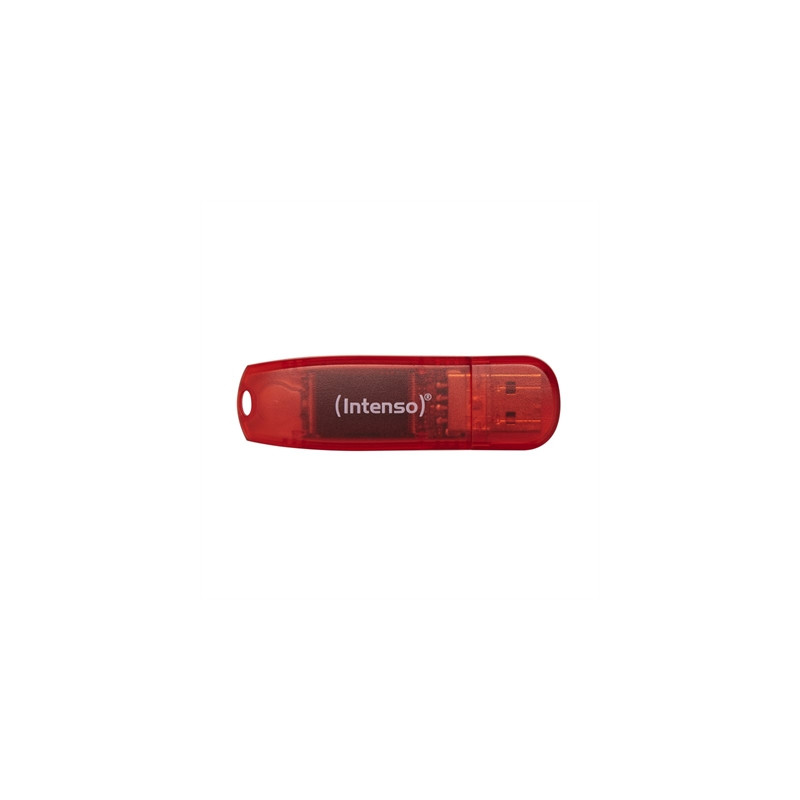 Memory usb 2.0 intense rainbow 128gb rojo