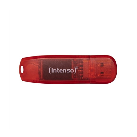 Memory usb 2.0 intense rainbow 128gb rojo