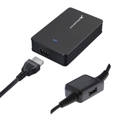 Adaptador cargador de corriente universal automatico  phoenix 40w  (incluye 5 conectores)  para portatiles y netbooks con puerto