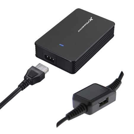 Adaptador cargador de corriente universal automatico  phoenix 40w  (incluye 5 conectores)  para portatiles y netbooks con puerto