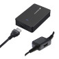 Adaptador cargador de corriente universal automatico  phoenix 40w  (incluye 5 conectores)  para portatiles y netbooks con puerto