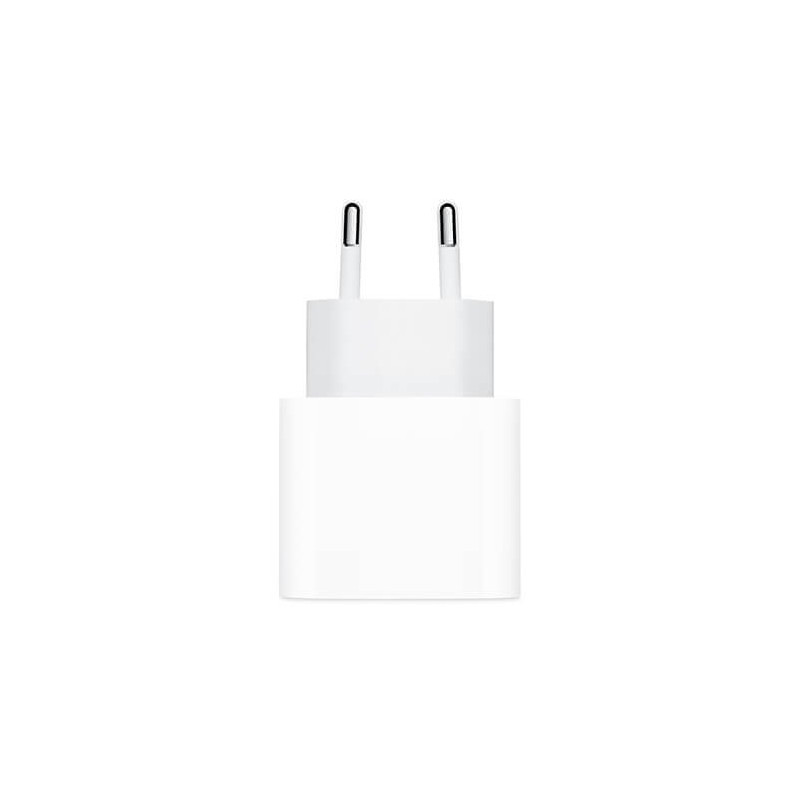Cargador original apple 20w usb tipo c carga rapida - blanco - no incluye cable