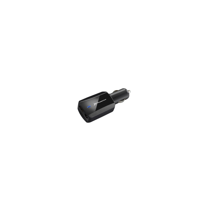 Cargador adaptador universal 90w phoenix phlaptopcarcharger para coche - vehiculo -  mechero para portatil - netbooks -  puerto 