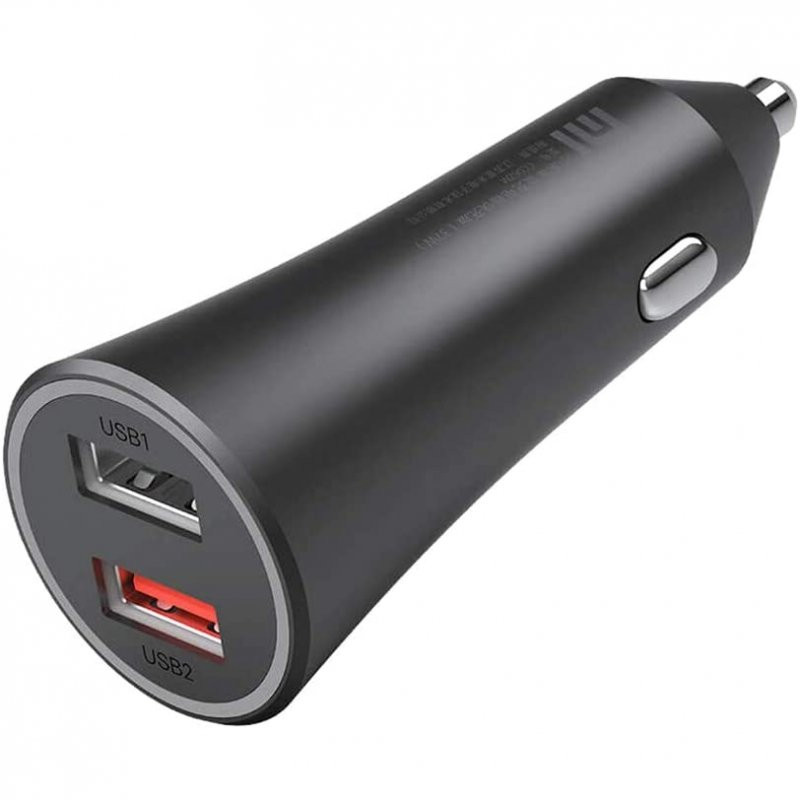 XIAOMI MI CHARGER 37W DUAL-PORT CAR BLACK GDS4147GL