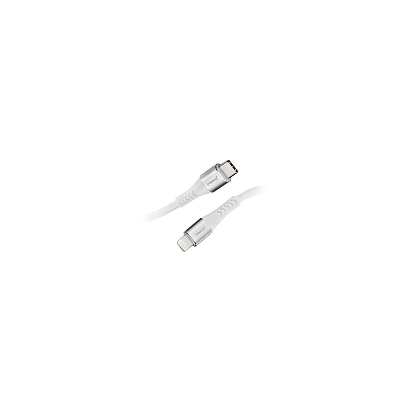 Cable usb - c a lightning intenso 1 -5m c315l blanco