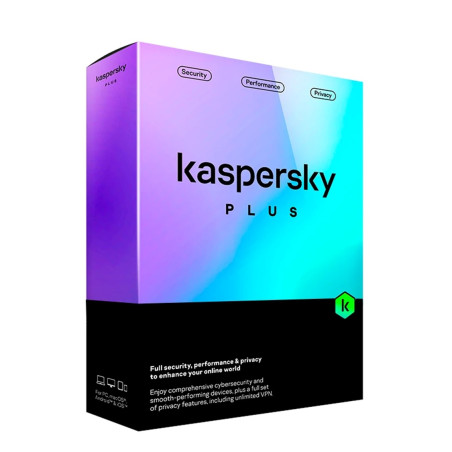 Antivirus kaspersky plus 10 dispositivos 1 ao en caja
