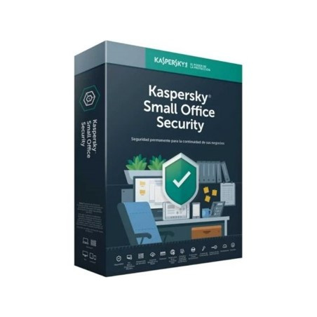 Antivirus kaspersky small office security servidor + 5 usuarios 1 ao en caja
