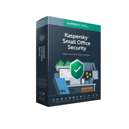 Antivirus kaspersky small office servidor + 10 usuarios 1 ao en caja