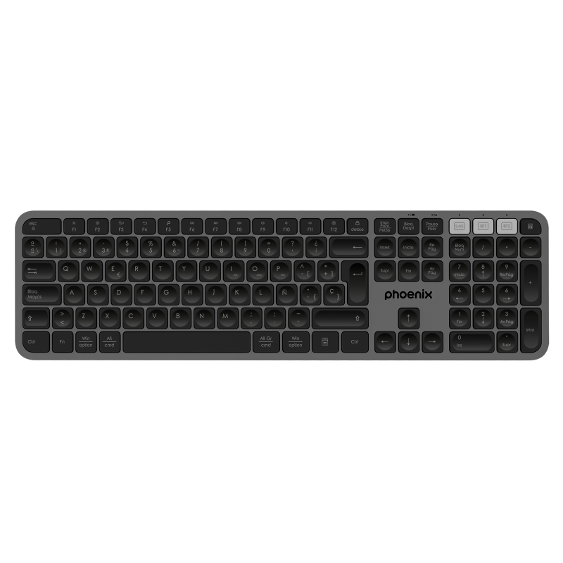 Teclado inalmbrico multidispositivo phoenix k300 blueooth dual y 2.4ghz