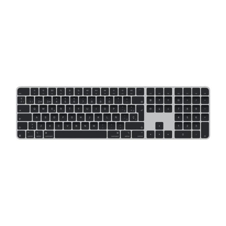Teclado apple magic keyboard inalambrico touch id + numeric teclas negras
