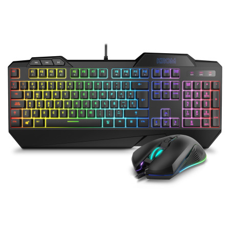 TECLADO+RATON KROM KRUSHER RGB