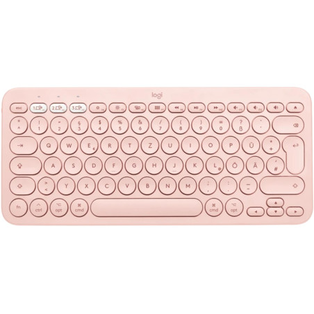 Teclado logitech k380 multi - device bluetooth rosa espaol