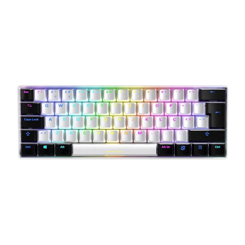Teclado gaming sharkoon skiller sgk50 s4 kailh red blanco