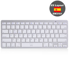 Teclado ultradelgado bluetooth ewent ew3161 para tablet formato espaa