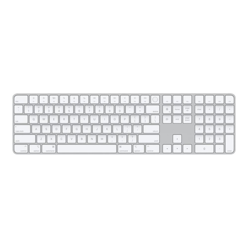 Teclado apple magic keyboard inalambrico touch id + numerico ingles