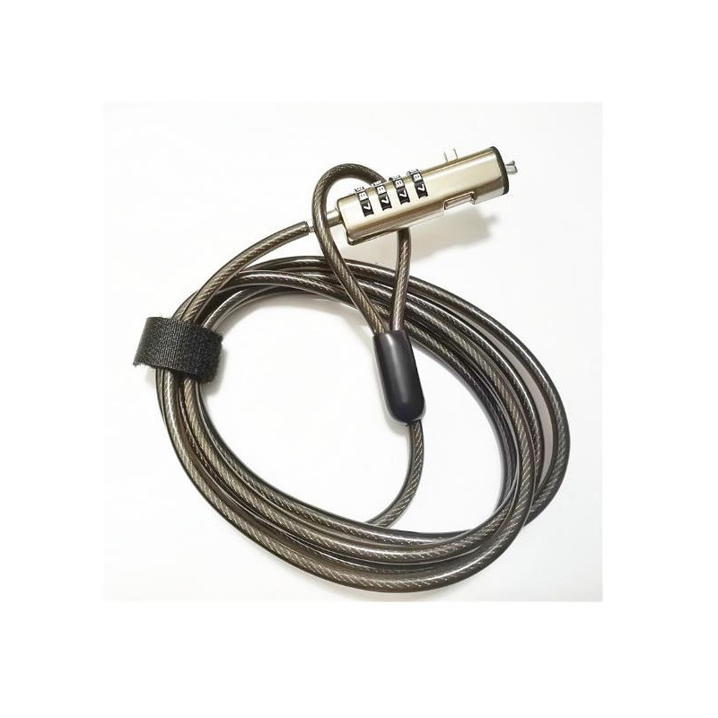 Cable seguridad numerical nilox para portatil conexion nano 1.9m