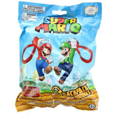 Figuras con collante backpack buddies paladone super mario