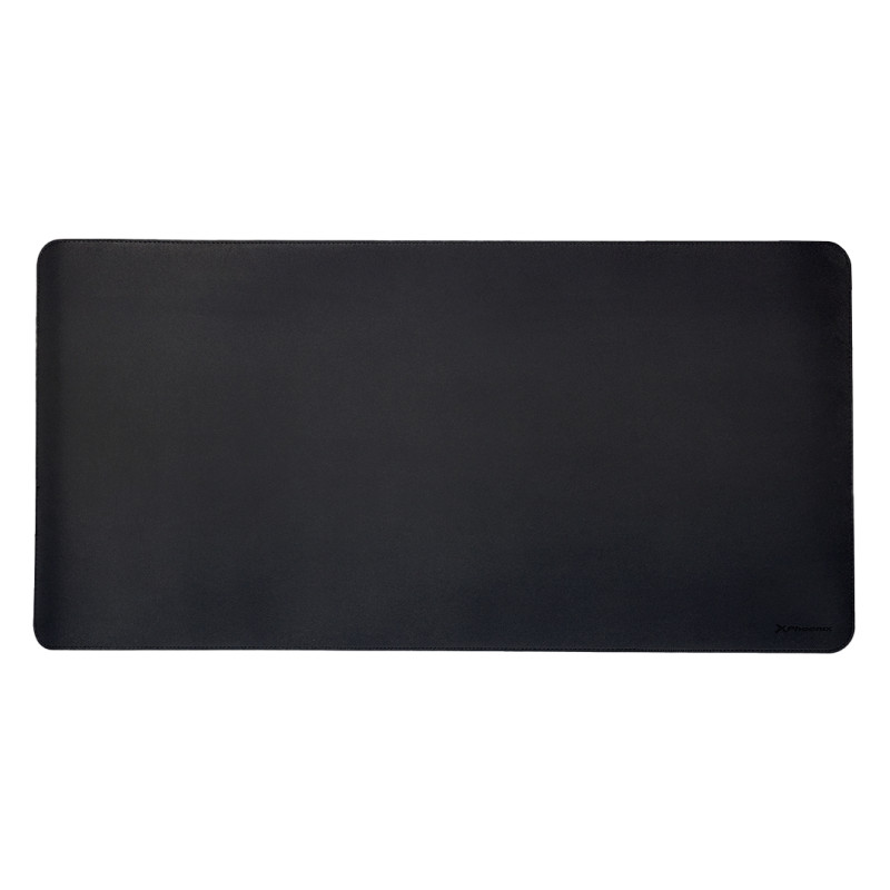 Phoenix matepad alfrombrilla ratn pu 80 x 40 cm antideslizante impermeable materal simil cuero negra