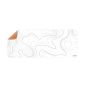 Alfombrilla phoenix stratos para ratn escritorio blanca 90 x 40 cm con base de corcho y superficie cuero pu