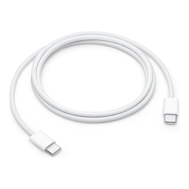 Cable usb type c apple 1m - macho - macho - blanco