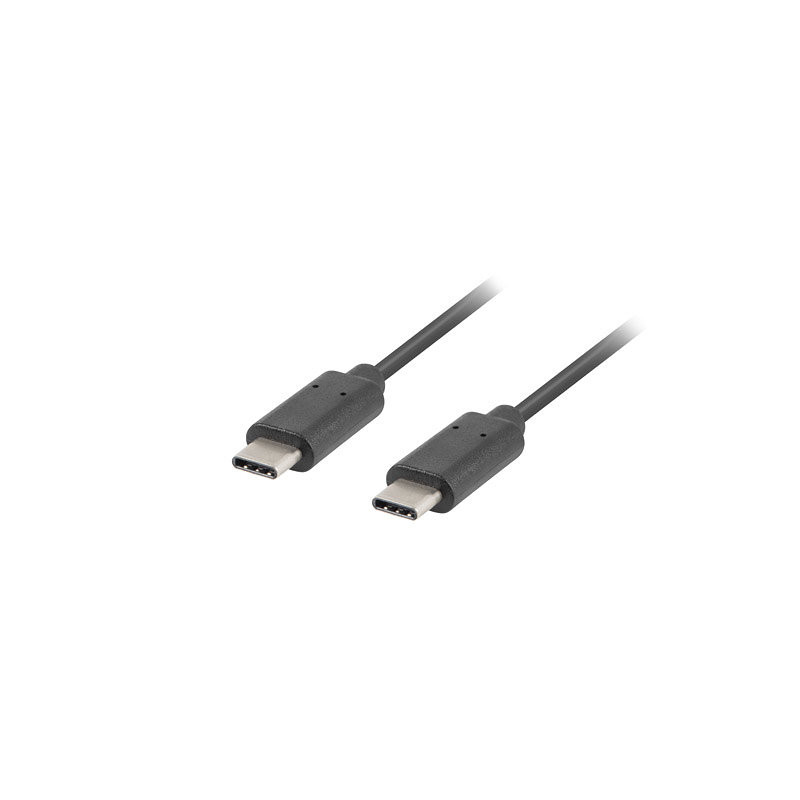 Cable 2.0 lanberg usb tipo c macho -  usb tipo c macho 1m negro