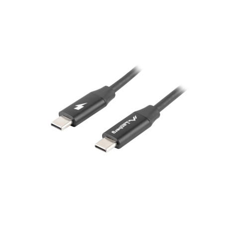 Cable usb lanberg 2.0 macho - usb type c macho quick charge 4.0 1.8m negro
