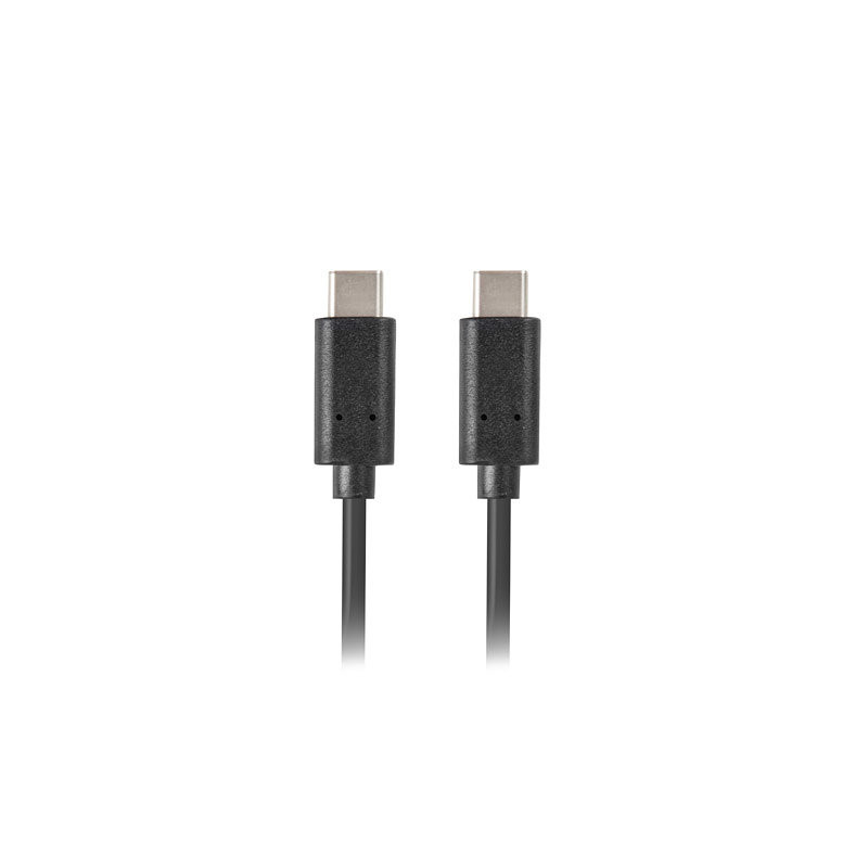 Cable 2.0 lanberg usb tipo c macho -  usb tipo c macho 0.5m negro