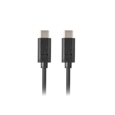 Cable 2.0 lanberg usb tipo c macho -  usb tipo c macho 0.5m negro