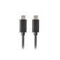 Cable 2.0 lanberg usb tipo c macho -  usb tipo c macho 0.5m negro