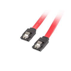 Cable sata iii lanberg 6gb - s hembra hembra clip metal 0.5m
