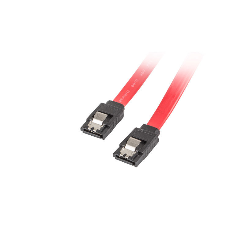 Cable sata iii lanberg 6gb - s hembra hembra clip metal 0.5m