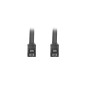 Cable sata iii lanberg 6gb - s hembra hembra clip metal 30cm negro