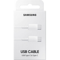 Cable samsung ep - da705bwegww usb tipo c -  usb tipo c blanco