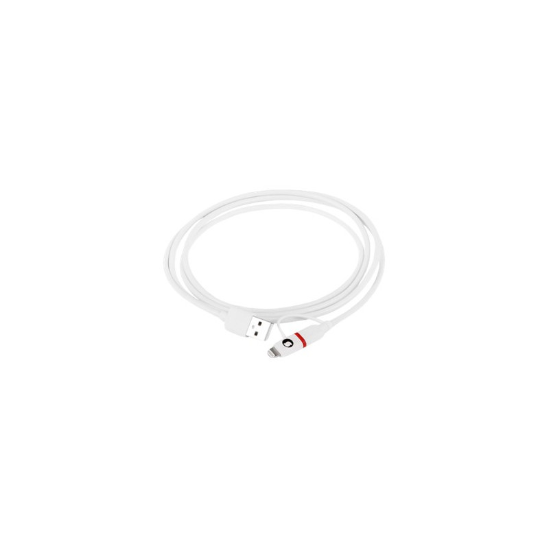 Cable silver ht micro usb combo -  lightning  macho - macho -  1.5m -  blamco