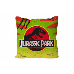 Cojin cuadrado logo coche jurassic park envasado vacio