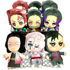 Banpresto kimetsu no yaiba demon slayer 9 united plush set exclusive edition