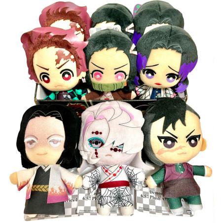Banpresto kimetsu no yaiba demon slayer 9 united plush set exclusive edition