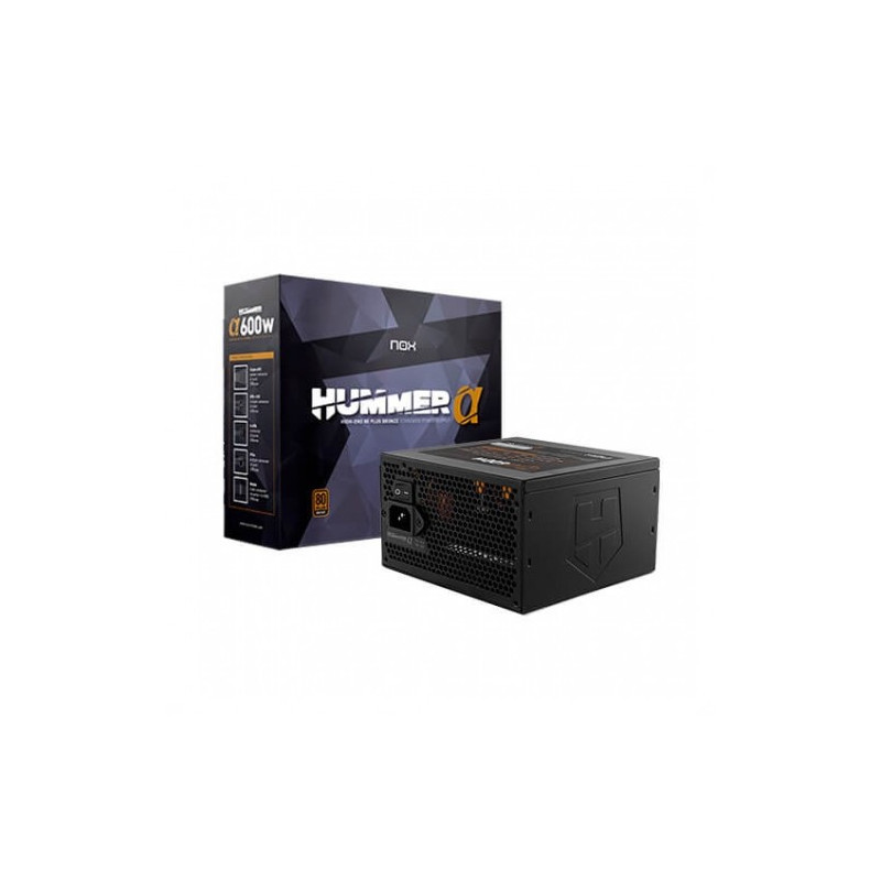 FUENTE DE ALIMENTACION ATX 600W NOX HUMMER ALPHA