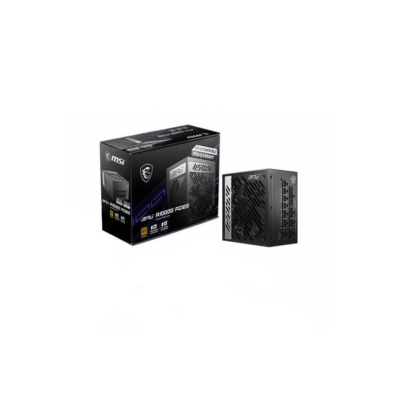 Fuente de alimentacion atx 1000w msi mpg a1000g pcie5 80+ gold