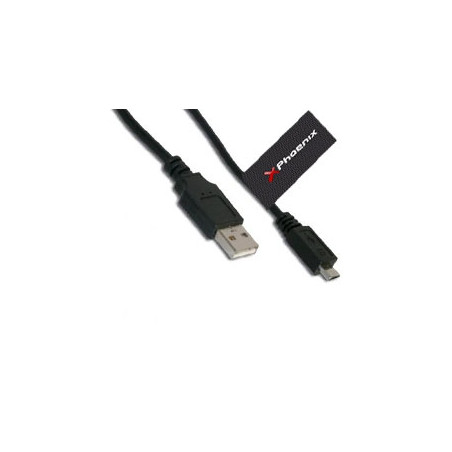 Cable usb a macho a macho micro usb 1m otg phoenix