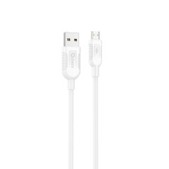 Cable qcharx athens usb micro 3a - 1 m - pvc blanco