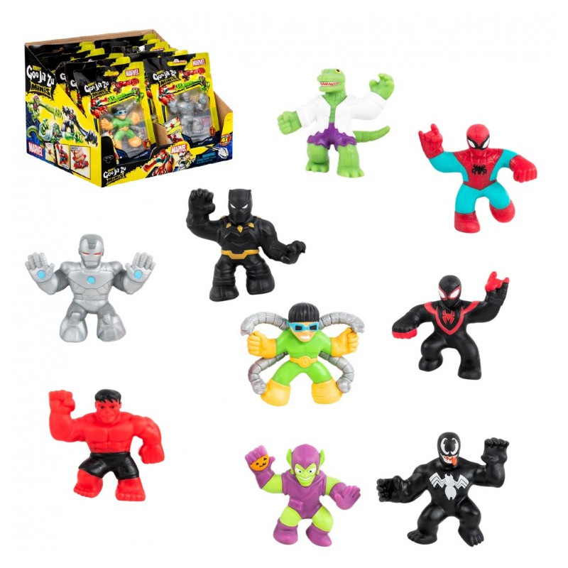Figuras mini goo jit zu marvel 1 unidad aleatoria